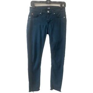 Hudson Krista Women's Low Rise Raw Hem Ankle Skinny Jeans Size 25 Color RVEN